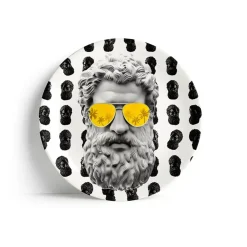 YUSUFY Piatti<Aviator piatto di ceramica