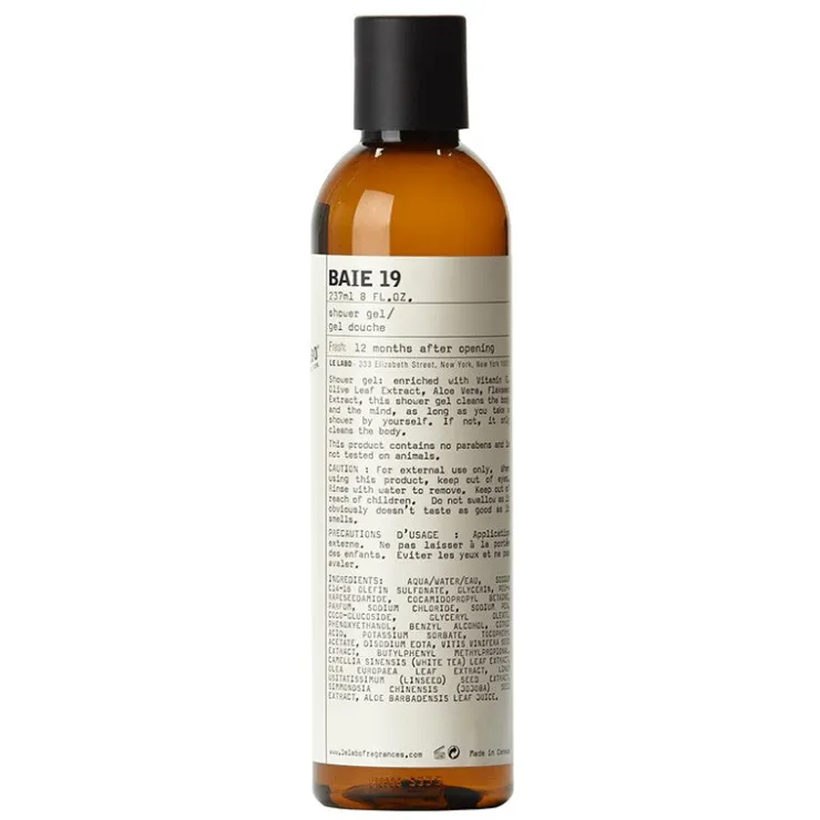 LE LABO Bagnodoccia<Baie 19 Shower Gel 237 ml