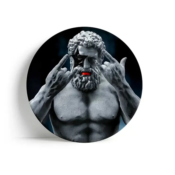 YUSUFY Piatti<The Kiss piatto ceramica - Alla Violetta Boutique